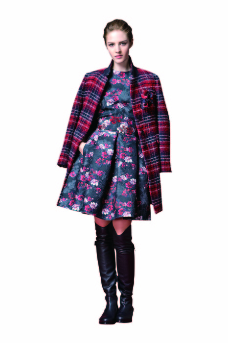 Ermanno Scervino 格紋碎花套裝